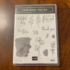 Stampin Up - Love What You Do Photopolymer Stamps